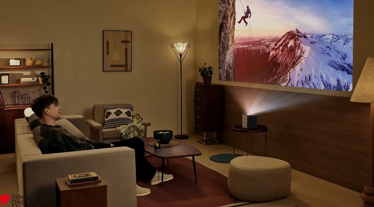 LGのコンパクト4Kレーザープロジェクター『LG Cinebeam S』が先行販売