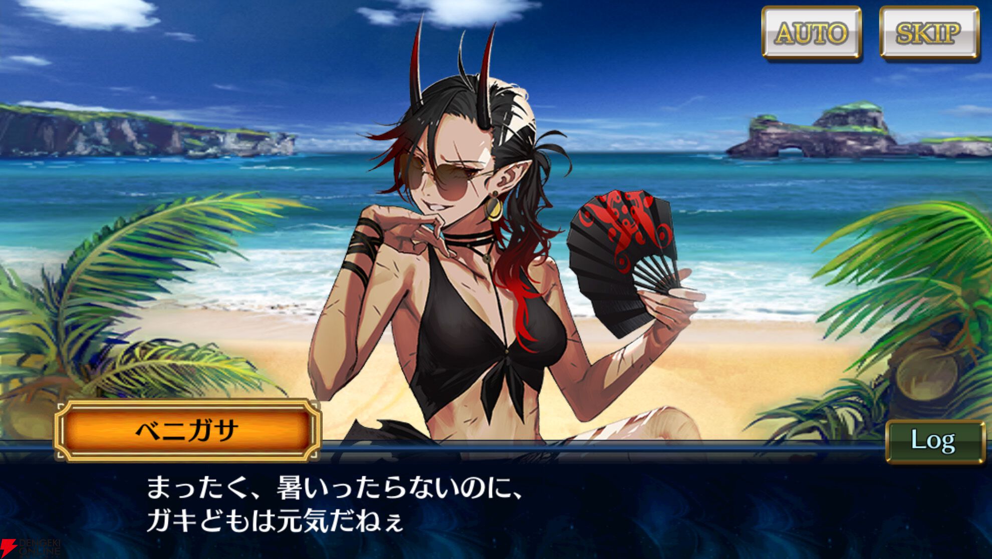 チェンクロ』セクシーな水着姿のエレクシィ（CV：野川さくら）や