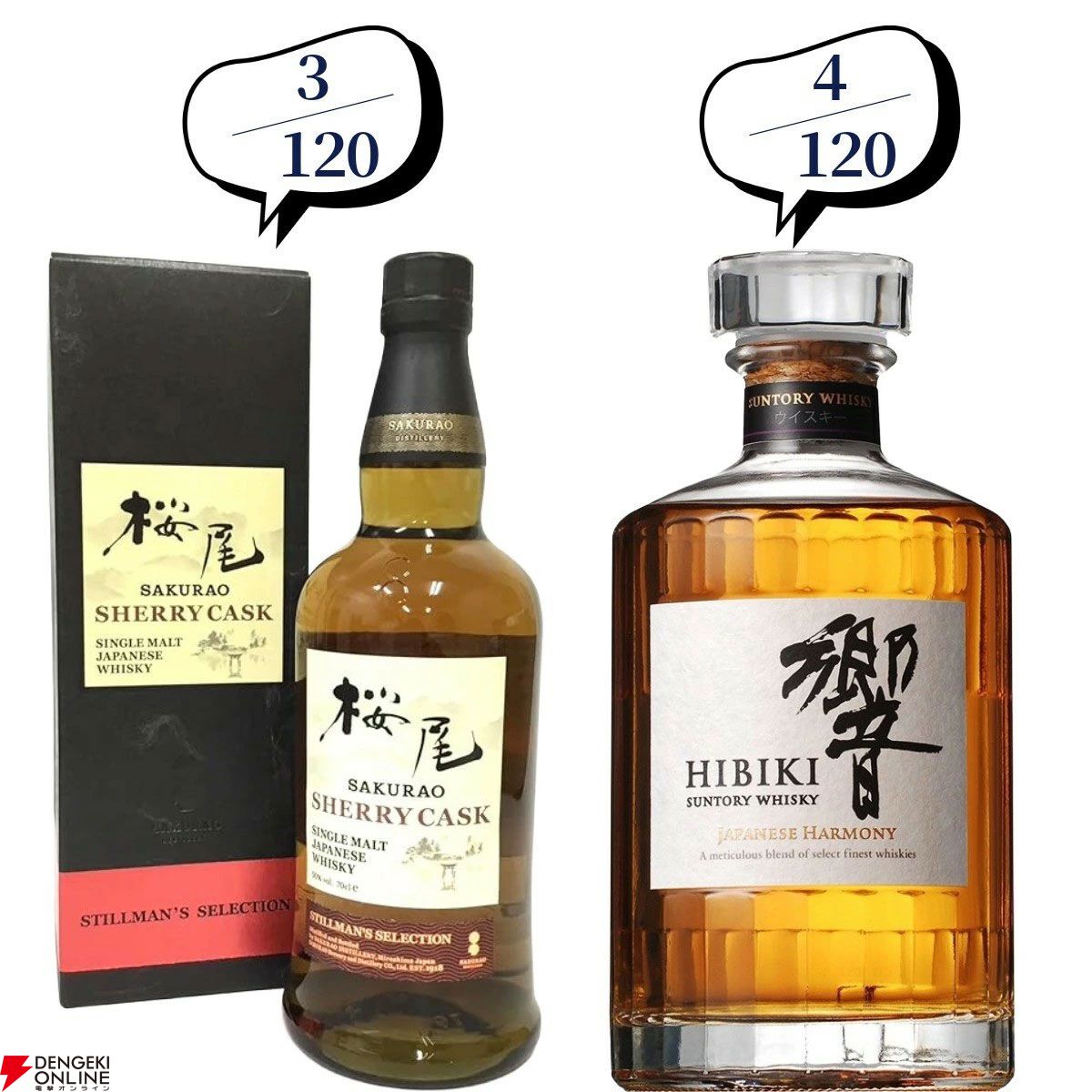 や*き様 山崎　白州　響　イチローズモルト　秩父　シェリーカスク　限定箱　化粧箱 9,180円で山崎・白州12年、イチローズモルト20th、響BC、桜尾