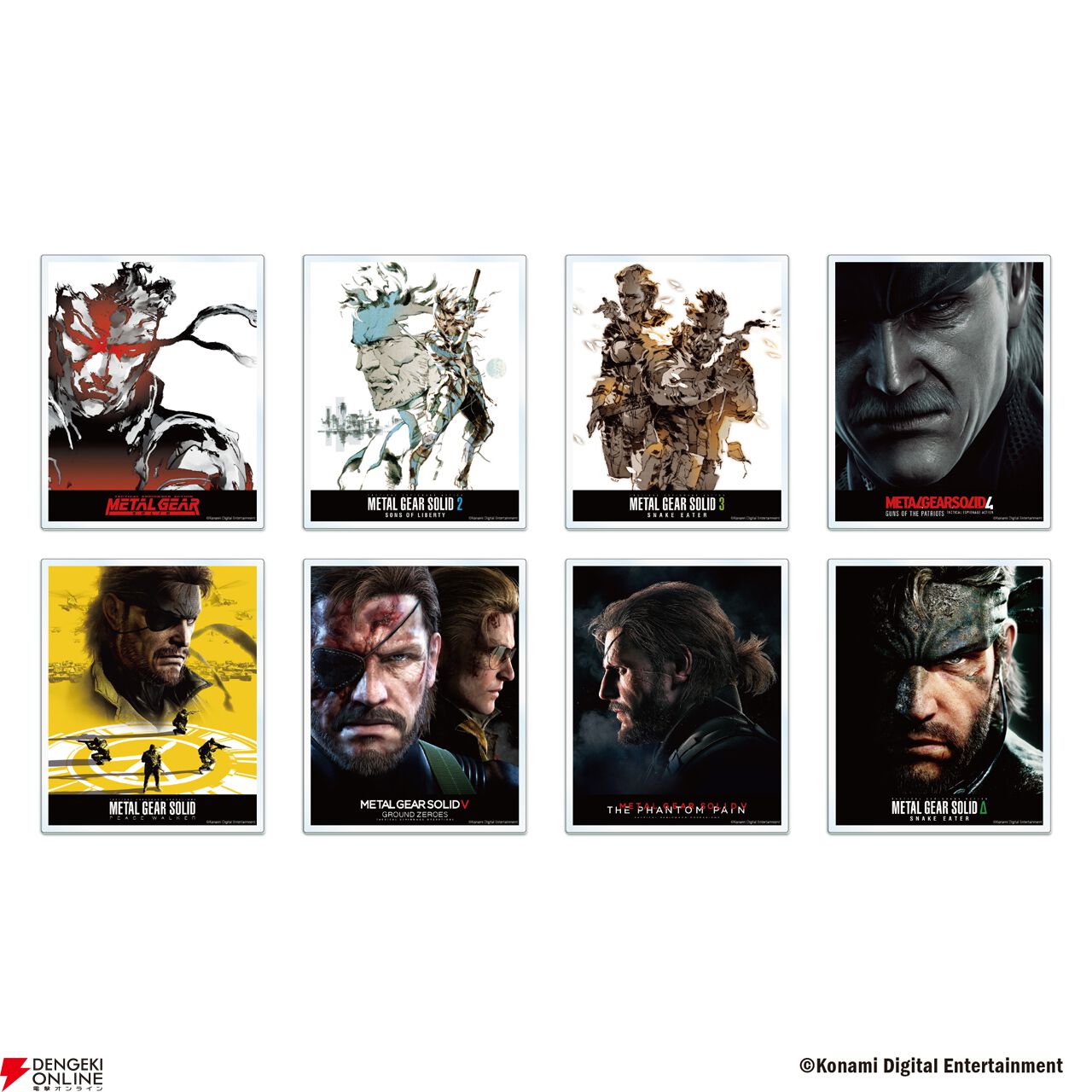 MGS 全作 各全10種 アクリルスタンド メタルギア パルコ PARCO MGSV 全10種 アクリルスタンド メタルギアソリッド パルコ PARCO