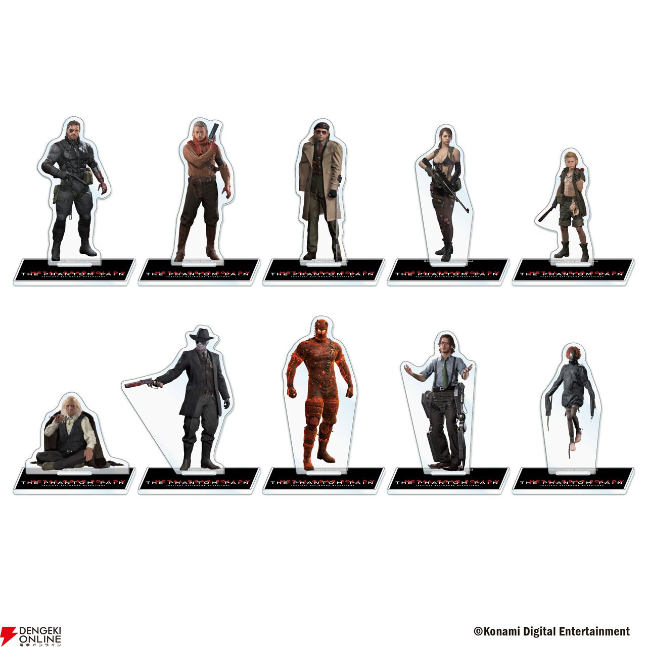 MGS 全作 各全10種 アクリルスタンド メタルギア パルコ PARCO 世界的人気を誇るステルスアクションゲーム「METAL GEAR SOLID