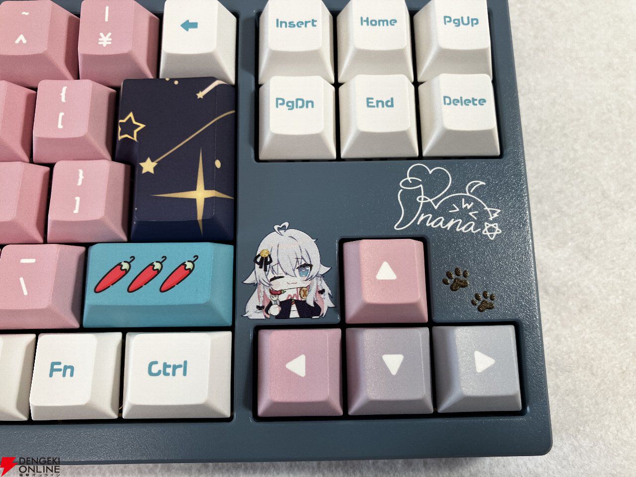 【レビュー】カグラナナさんのコラボゲーミングキーボード＆マウスパッドは本人描き下ろしイラストのこだわりがすごい。高性能＆高耐久でふだん使いにも最適