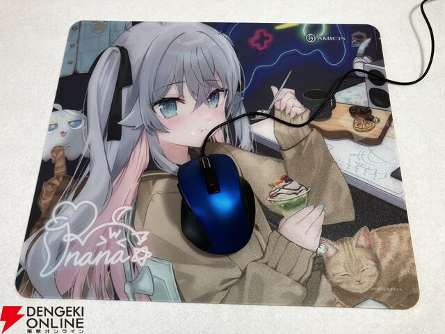 【レビュー】カグラナナさんのコラボゲーミングキーボード＆マウスパッドは本人描き下ろしイラストのこだわりがすごい。高性能＆高耐久でふだん使いにも最適