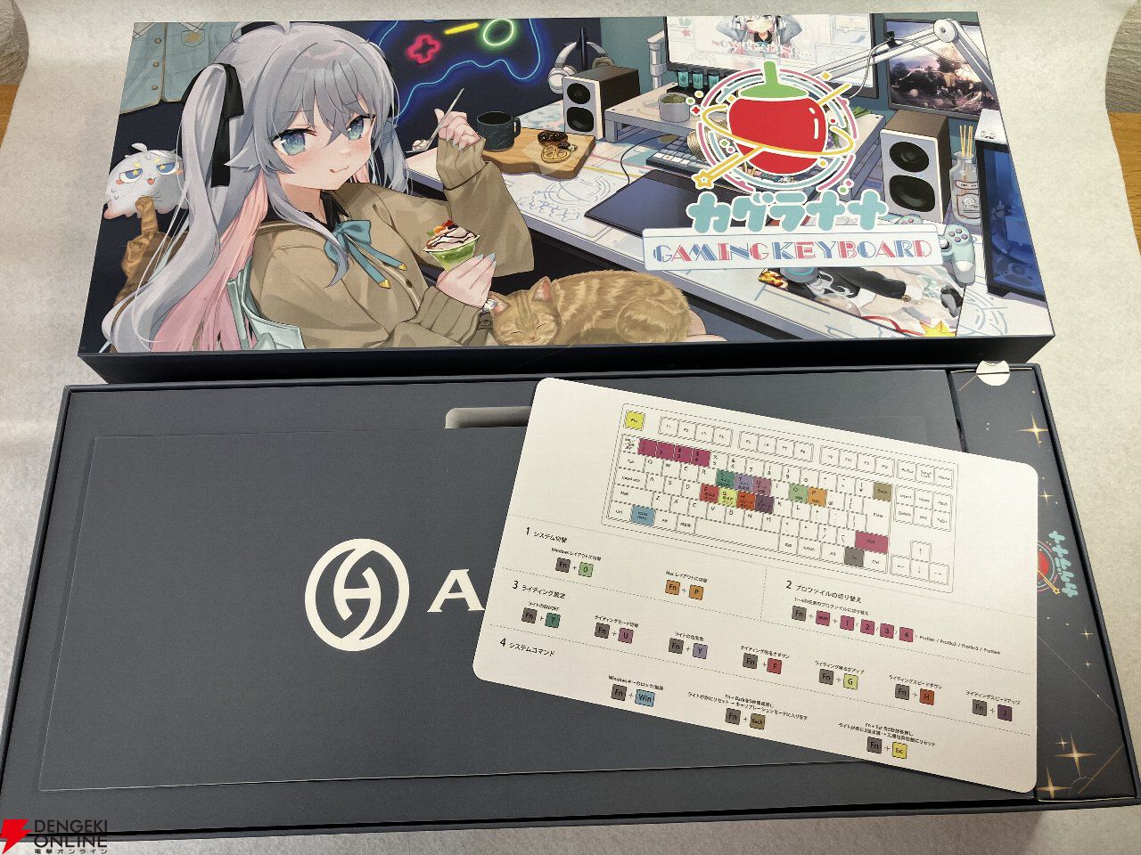【レビュー】カグラナナさんのコラボゲーミングキーボード＆マウスパッドは本人描き下ろしイラストのこだわりがすごい。高性能＆高耐久でふだん使いにも最適