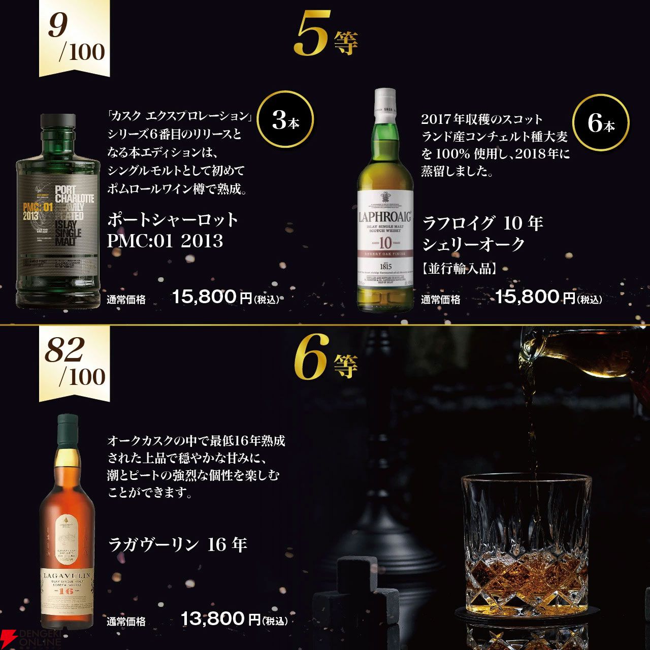 14,800円でアードベッグ25年、ラフロイグ12年 ダグラスレイン
