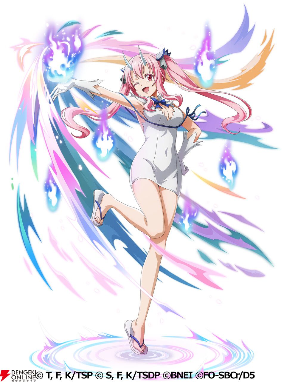 まおりゅう』×「ダンまち』コラボスタート。ヘスティア衣装のシュナが
