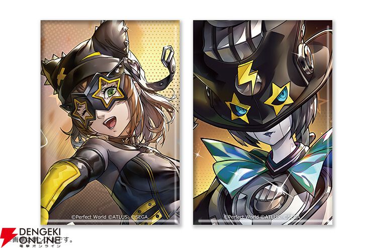 ペルソナ5　P5X クリアカード　アクリルスタンド　　缶バッジ　他　ジョーカー P5X』坂井綾香（コードネーム：コード）がアクスタやスライド