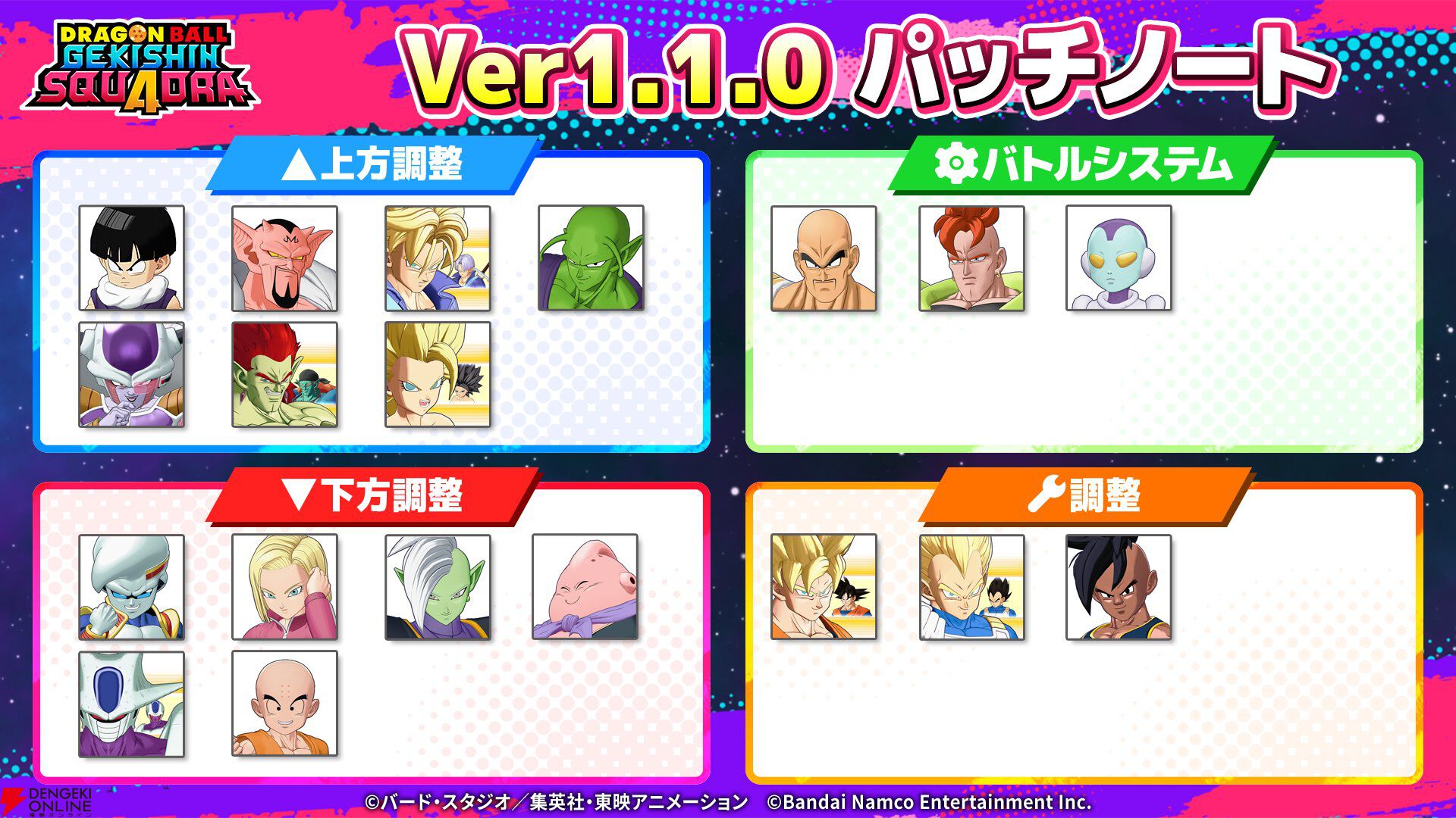 『ドラゴンボール ゲキシン スクアドラ（ゲキスク）』