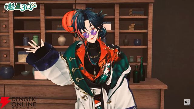 【にじさんじ】“3SKM”魁星さんが3Dお披露目。カードバトル、気配斬り、バンド演奏などなど多彩な内容で、怪しげな魅力を振りまく