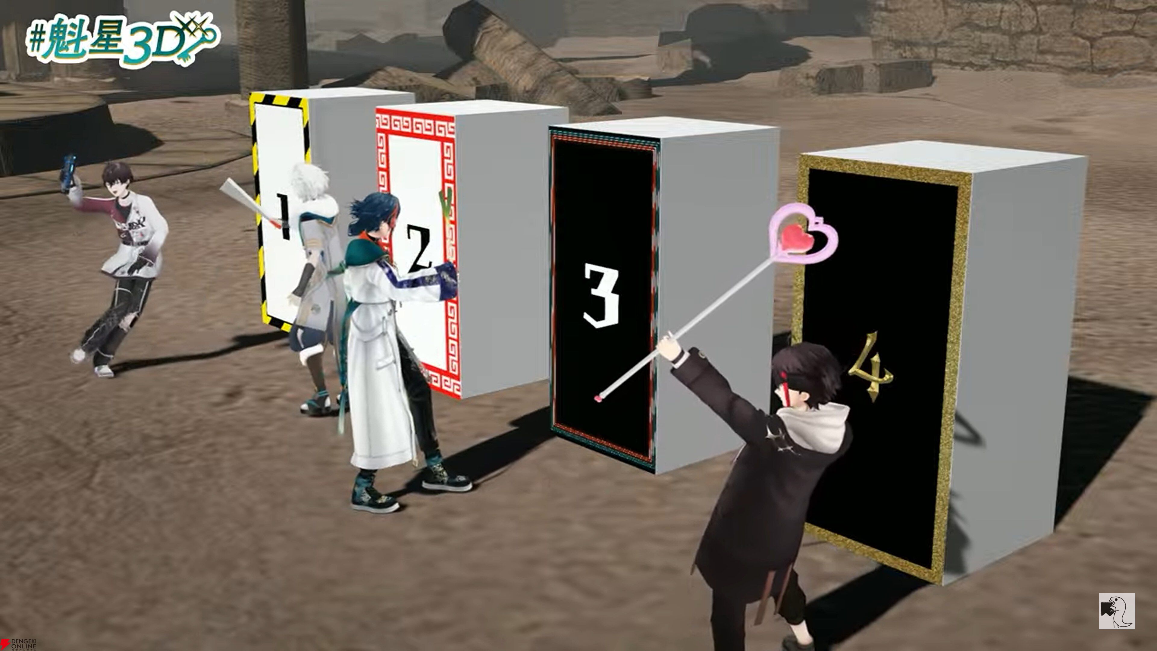 【にじさんじ】“3SKM”魁星さんが3Dお披露目。カードバトル、気配斬り、バンド演奏などなど多彩な内容で、怪しげな魅力を振りまく