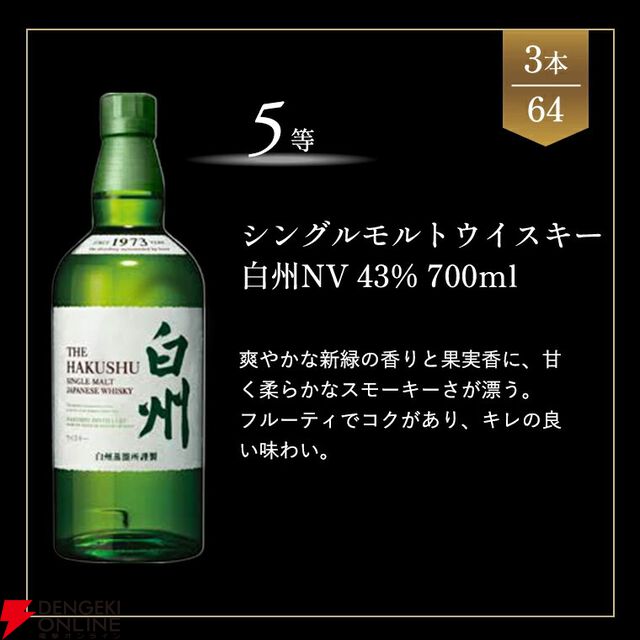 9,900円で山崎12年、白州12年、イチローズモルト20thなどが当たり、ハズれても芳醇でまとやかな仕上がりのYUZAクラシカルが届く『ウイスキーくじ』が販売中