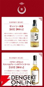 8,888円で山崎12年、響BC、新道エクスペリメンタル01、御岳The First Edition 2023・2024などが当たる創業60年超記念の『ウイスキーくじ』が販売中。11日1：59までポイント10倍！