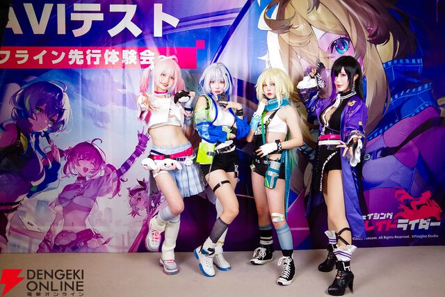 バイク×美少女！ テンセントの新スタジオの感性で表現された新作RPG『チェイシング・カレイドライダー』先行体験会。4人の公式コスプレイヤーも登場した現地レポート