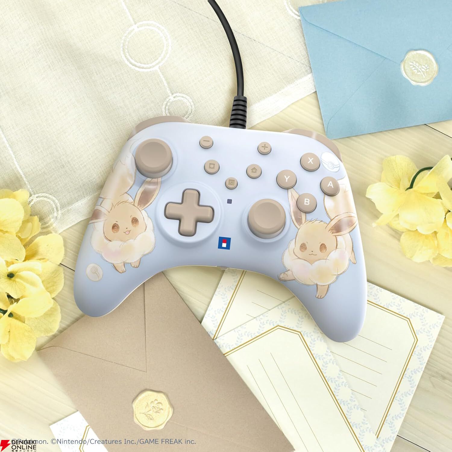 Nintendo Switch イーブイ デザイン 本体 イーブイ＆ピカチュウがキュートに見つめる「ポケットモンスター