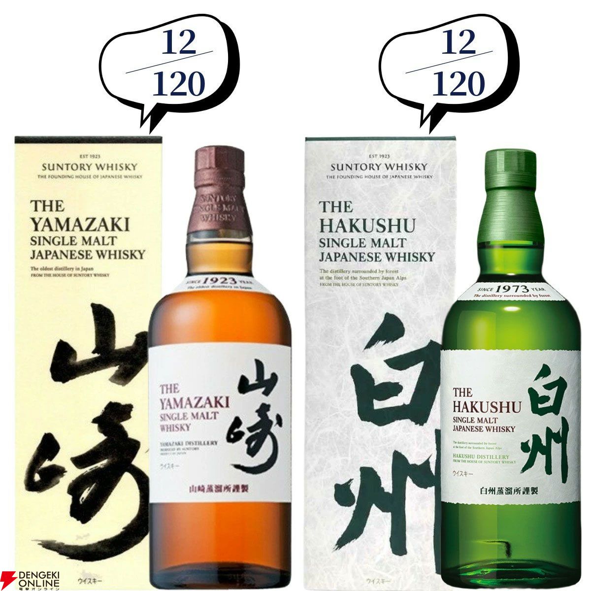 14,880円で山崎18年、響21年、厚岸 立春・立夏、ニッカ鶴などが