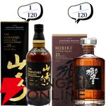 14,880円で山崎18年、響21年、厚岸 立春・立夏、ニッカ鶴などが当たる『ウイスキーくじ』が販売中