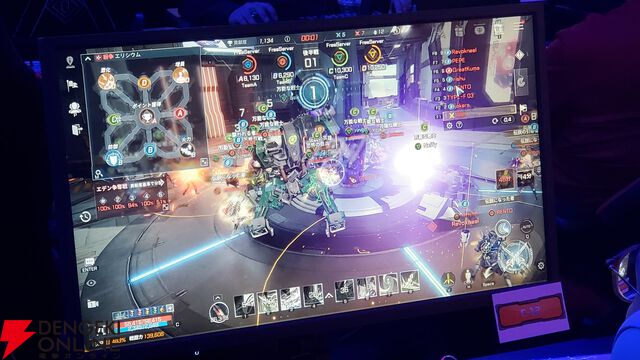 『RFオンラインネクスト』GvG先行体験会レポート。巨大ロボットの激しいぶつかり合い、最後まで勝敗のわからない接戦に会場は大熱狂！