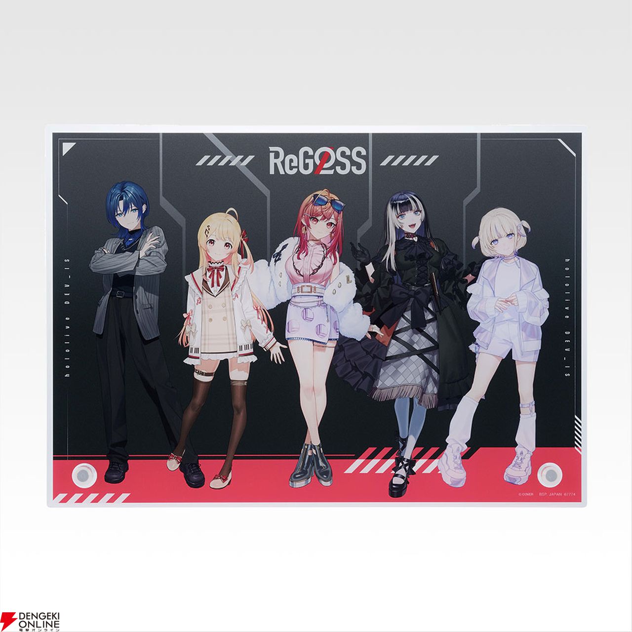 ホロライブ　hololive DEV_IS　REGLOSS　プレイマット　未開封 hololive DEV_IS所属の「ReGLOSS」が1st Album「ReGLOSS」の発売