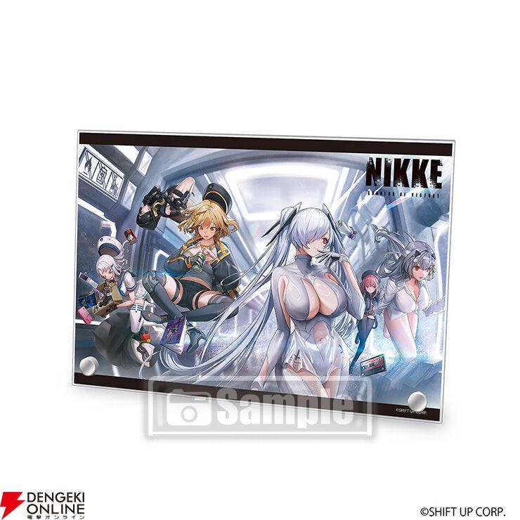 勝利の女神：NIKKE』シンデレラのアクリルパネルや布ポスター、レッド