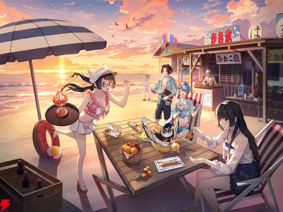 こてさく TGS2025『P5X』ブースに海の家が出現！ 夏イベントの射的が