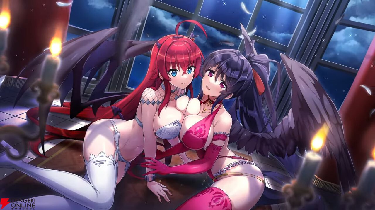『ドルウェブ』悪魔とドルフィンが禁断の邂逅!? 『ハイスクールD×D HERO』コラボ開幕、リアスと朱乃がド級の小悪魔姿に！