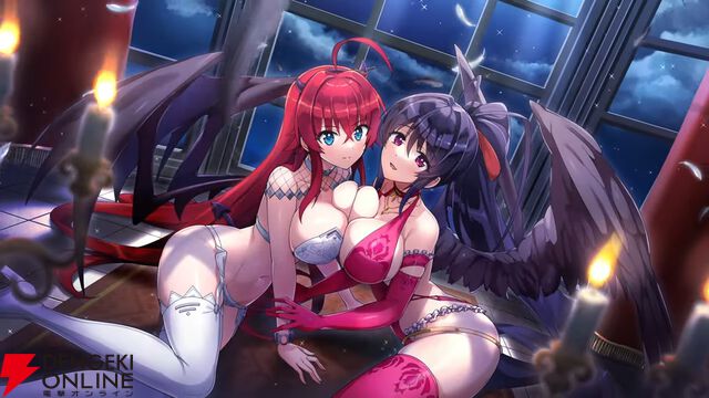 『ドルウェブ』悪魔とドルフィンが禁断の邂逅!? 『ハイスクールD×D HERO』コラボ開幕、リアスと朱乃がド級の小悪魔姿に！
