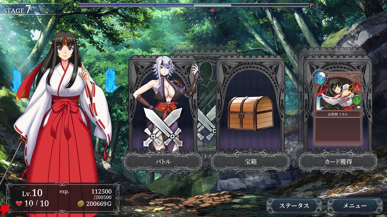 『クイーンズブレイド リビルド』が2026年Steamで配信。お色気要素もありのローグライトカードゲーム