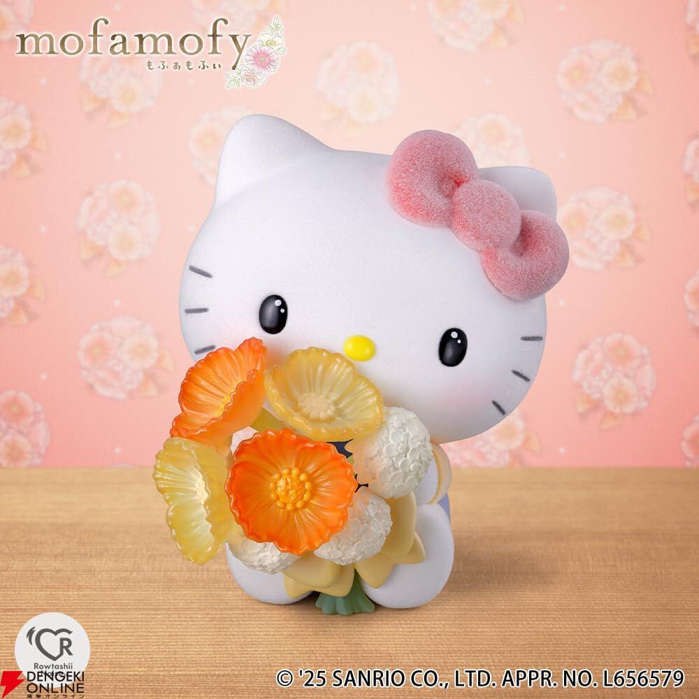 もふもふ フィギュアブランド《mofamofy》より『ハローキティ』が登場