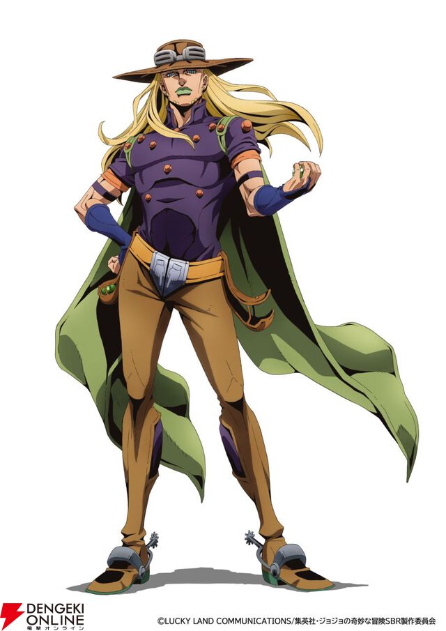 【ジョジョ7部】アニメ『スティール・ボール・ラン ジョジョの奇妙な冒険』声優発表。ジョニィ・ジョースター：坂田将吾、ジャイロ・ツェペリ：阿座上洋平ほか