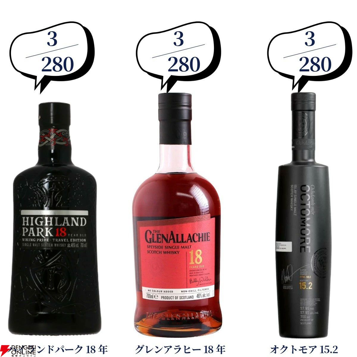 豪華2本セット】16,500円でマッカラン25年、山崎・白州18年、響
