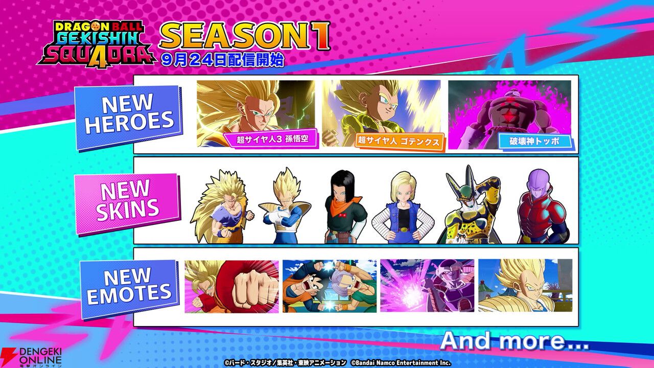 ドラゴンボール ゲキシン スクアドラ』 超サイヤ人3 孫悟空参戦