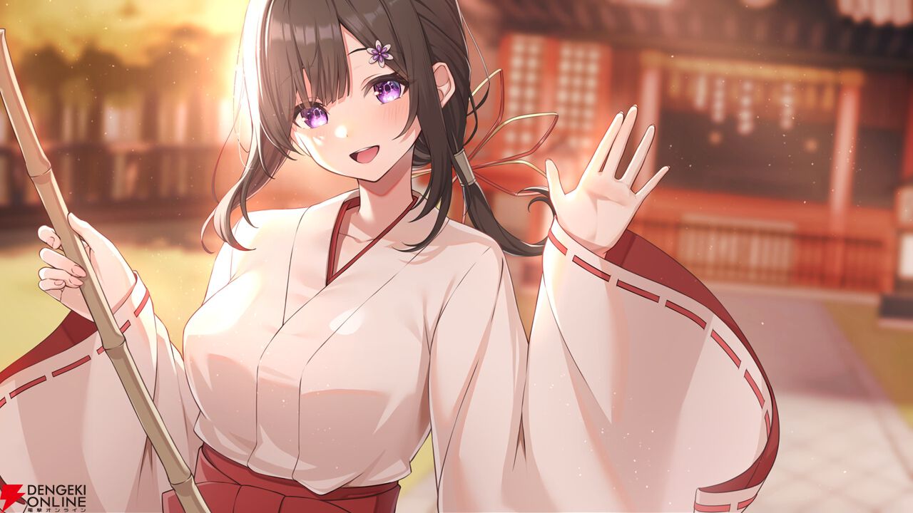 やがて散りゆく鏡の花へ』新規エピローグで見られる吉積舞のスチルが初