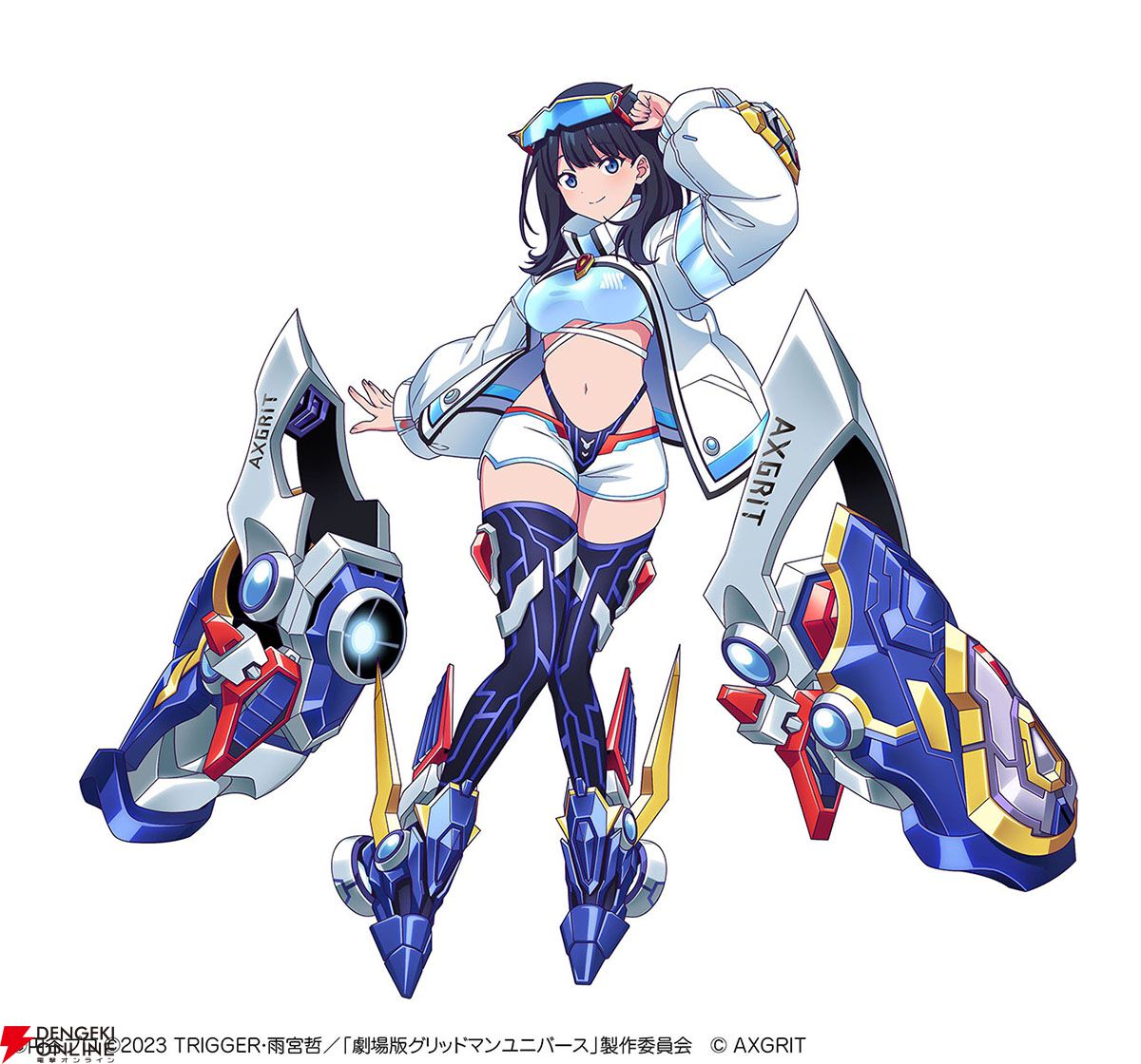 宝多六花がAXGRITオリジナル衣装でフィギュア化。グリッドマンを