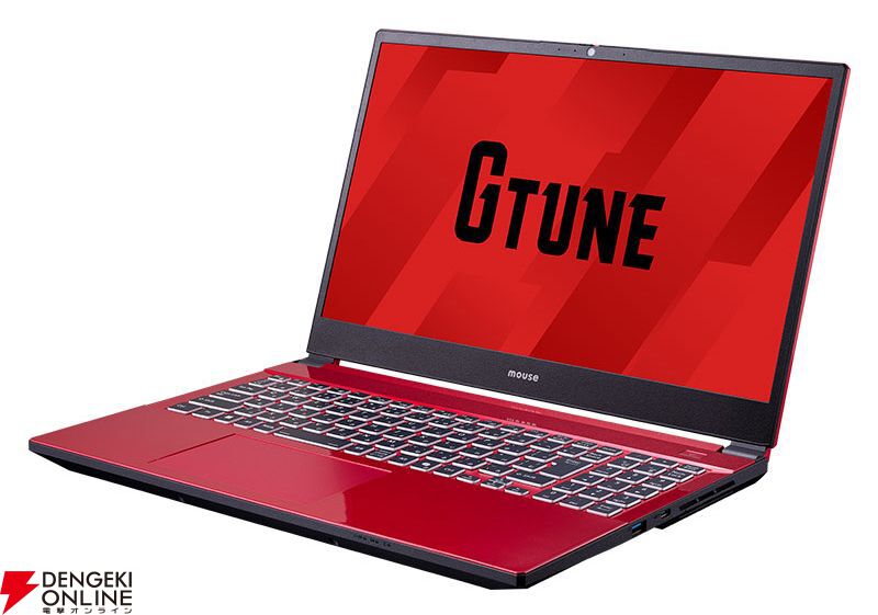 mouse ノートPC レッド 最新GPU RTX50シリーズ搭載ゲーミングノートPC“G TUNE P5”に新色