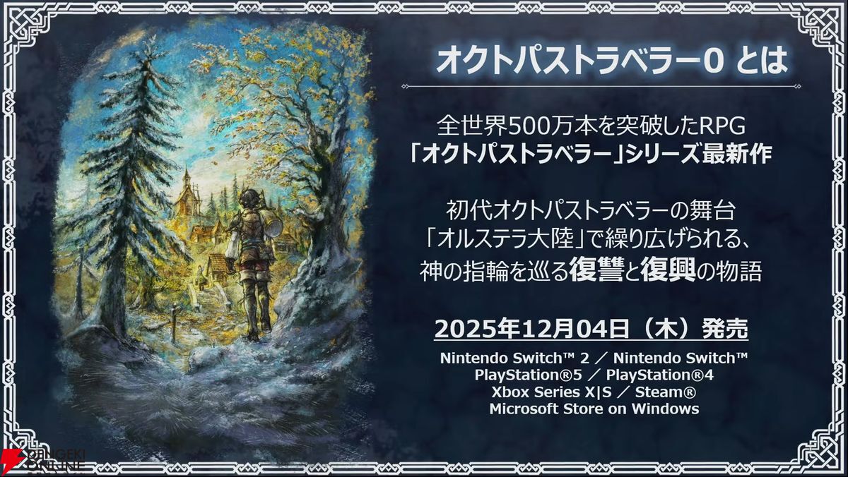 オクトパストラベラー0 ポスター オクトパストラベラー0 | My Nintendo Store（マイニンテンドー