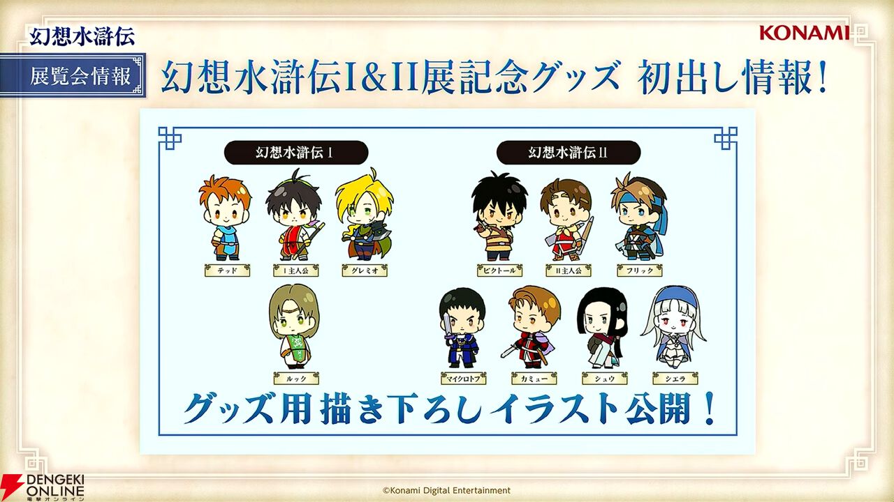 幻想水滸伝 博物館 幻水展 ブラインドセリフキーホルダー 幻水Ⅰ