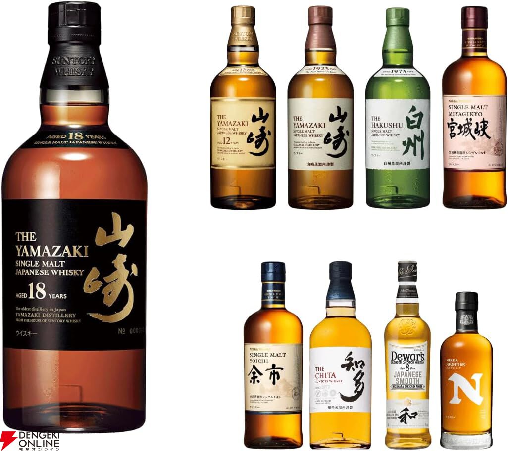 3,980円で山崎18年、山崎12年などを狙え、末等でも高コスパの