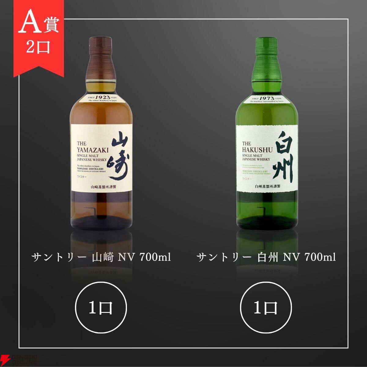 4,980円で山崎・白州NV、竹鶴を狙える『ウイスキーくじ』が販売