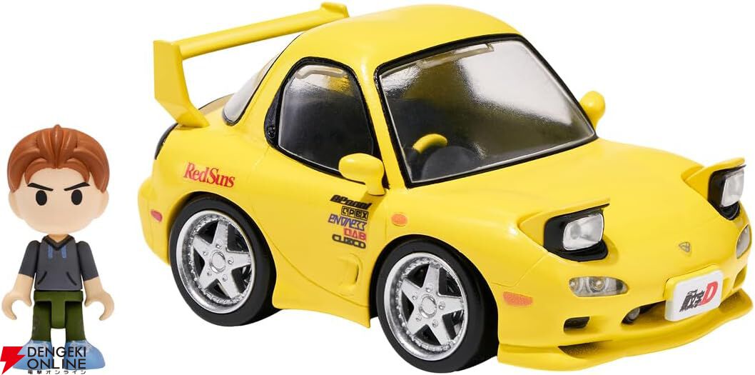 頭文字D』ハチロクとRX-7がデフォルメディスプレイモデル《Q VILLAGE