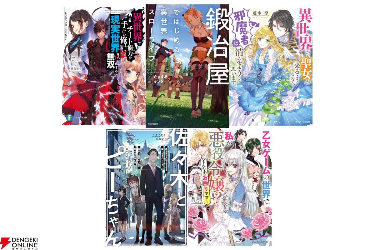 『いせれべ』『鍛冶スロ』『佐々木とピーちゃん』などカクヨム編集部が選ぶおすすめ異世界転生・転移作品まとめ