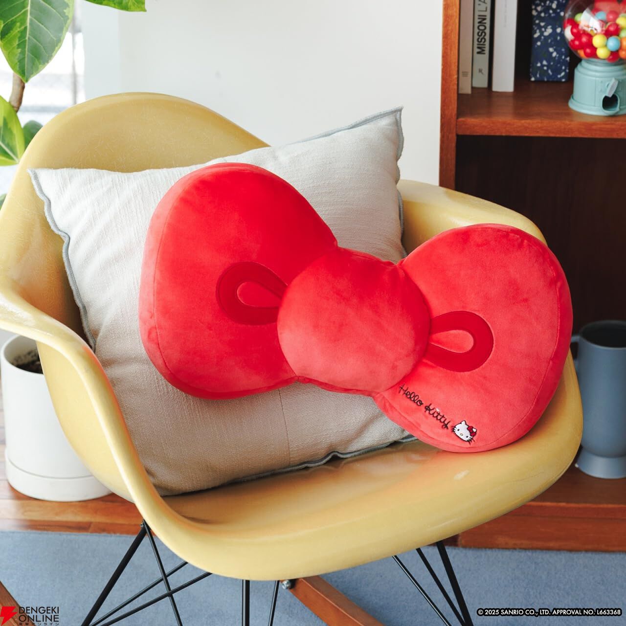 ハローキティのリボンがクッションに♡『Hello Kitty ふわもちリボン