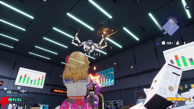 『ゼンシンマシンガール』レビュー。女の子たちのワァオな強化演出に胸のドキドキが止まらない…。敵が飛び散る爽快アクション＋ハクスラでゲームとしても遊べる1本