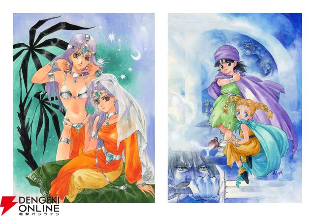 いのまたむつみ待望の回顧展が12/5より横浜で開催。『テイルズ オブ』シリーズや小説『ドラクエ』など120点超のカラー原画を展示