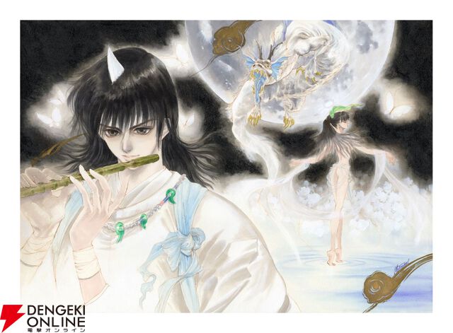 いのまたむつみ待望の回顧展が12/5より横浜で開催。『テイルズ オブ』シリーズや小説『ドラクエ』など120点超のカラー原画を展示