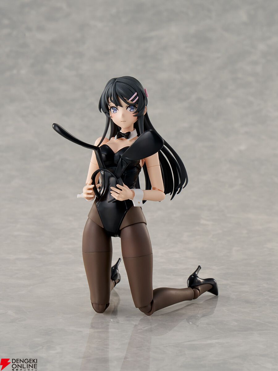 桜島麻衣　ラバーマット　バニー 青ブタ』バニー衣装の桜島麻衣がニッパー1つで完成する可動