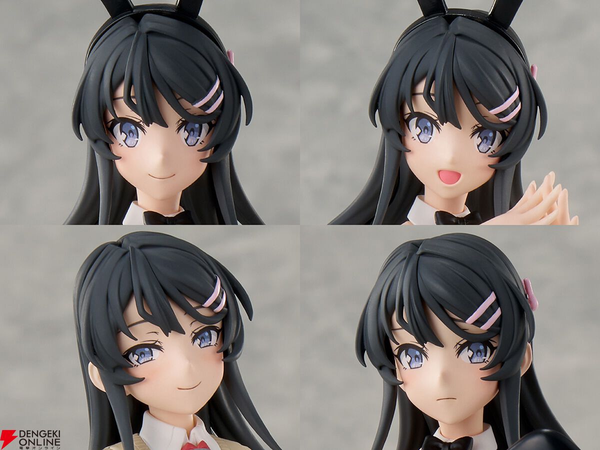 桜島麻衣　ラバーマット　バニー 青ブタ』バニー衣装の桜島麻衣がニッパー1つで完成する可動