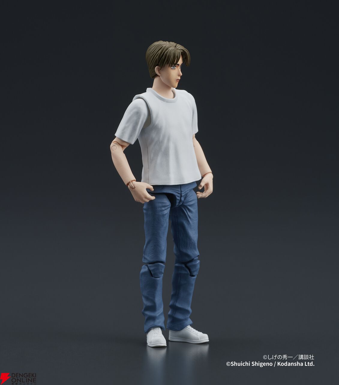 頭文字D』藤原拓海が約1/24スケールの可動フィギュアに。手のひら