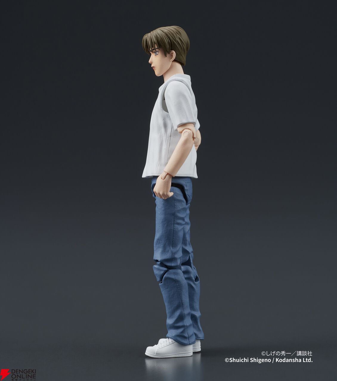 頭文字D』藤原拓海が約1/24スケールの可動フィギュアに。手のひら