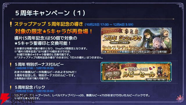 『オクトラ大陸の覇者』リシャールが武芸家、アラウネがルーンマスターになって登場！ 灯火の加護の強化や人気投票の結果なども発表【10/22生放送まとめ】