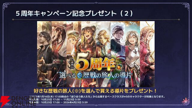 『オクトラ大陸の覇者』リシャールが武芸家、アラウネがルーンマスターになって登場！ 灯火の加護の強化や人気投票の結果なども発表【10/22生放送まとめ】